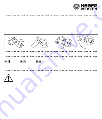 HAGER & WERKEN 605 210 Скачать руководство пользователя страница 1