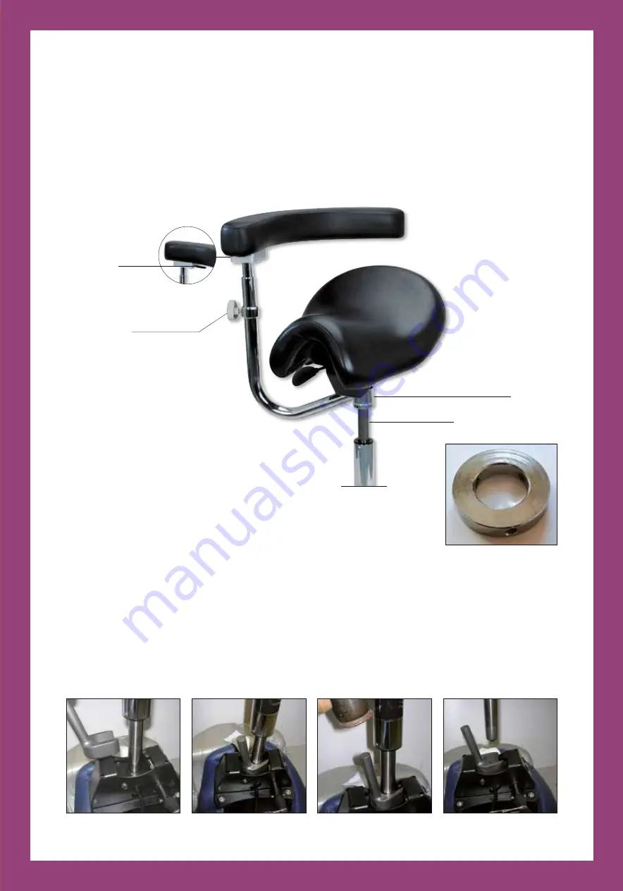 HAGER WERKEN Bambach Saddle Seat B207051 Assembly Instructions Manual Download Page 4