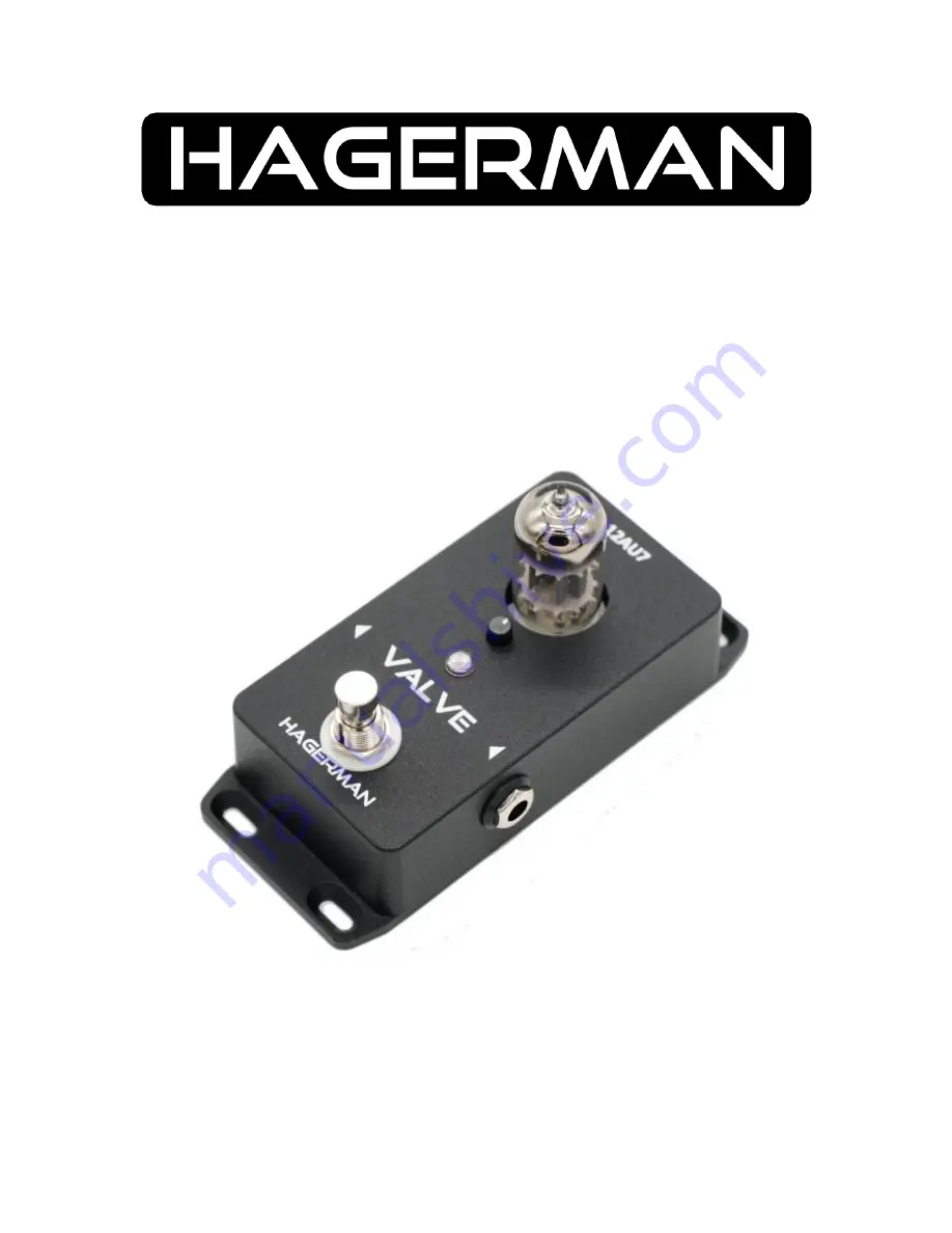 Hagerman VALVE Manual Download Page 1