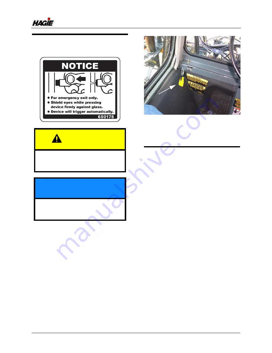 Hagie 204SP Operator'S Manual Download Page 21