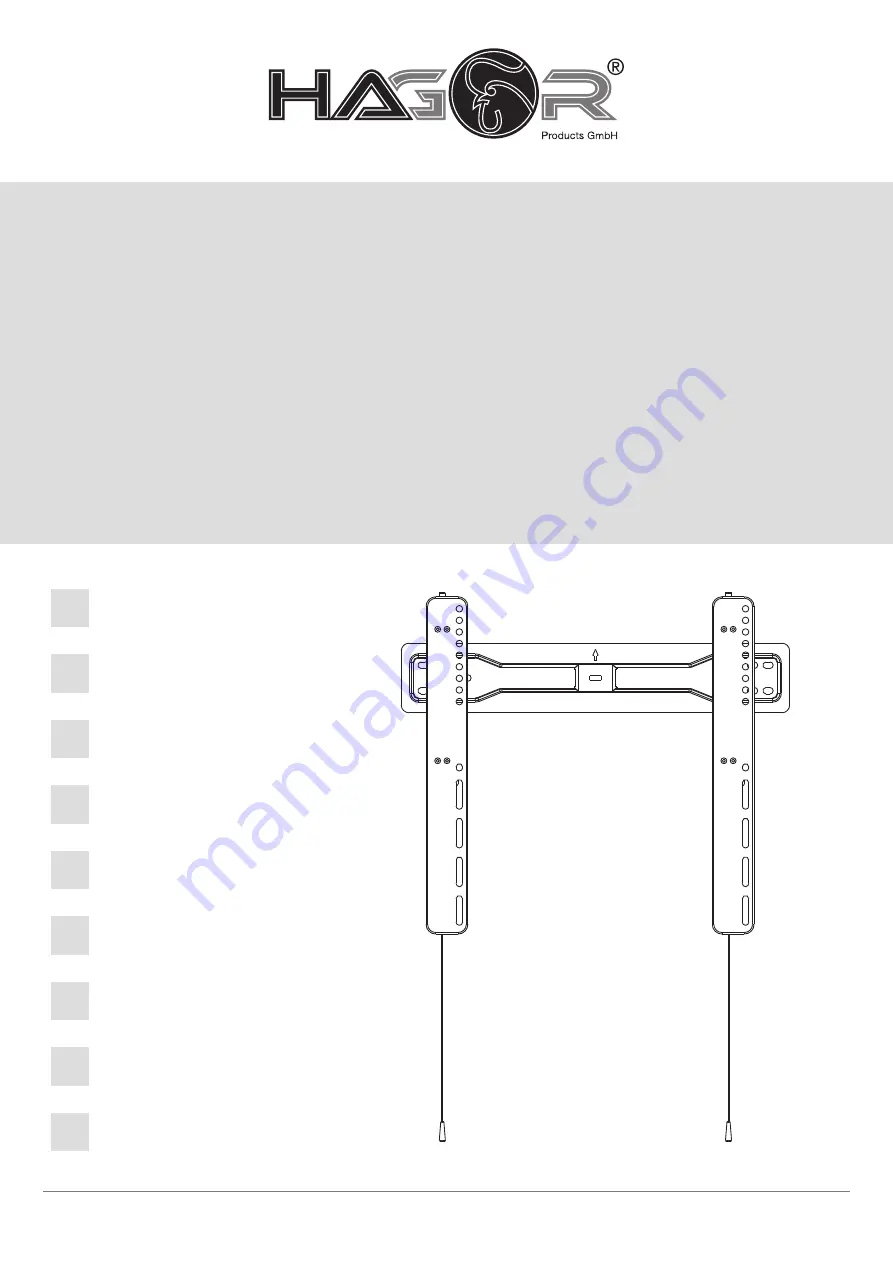 HAGOR BL Superslim 400 Installation Manual Download Page 1