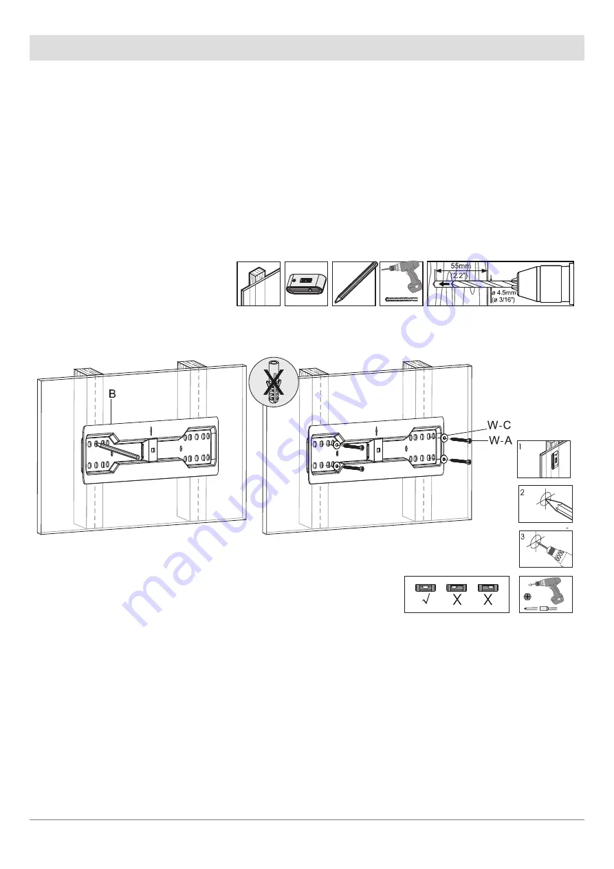 HAGOR BL Superslim Tilt 600 Installation Manual Download Page 5