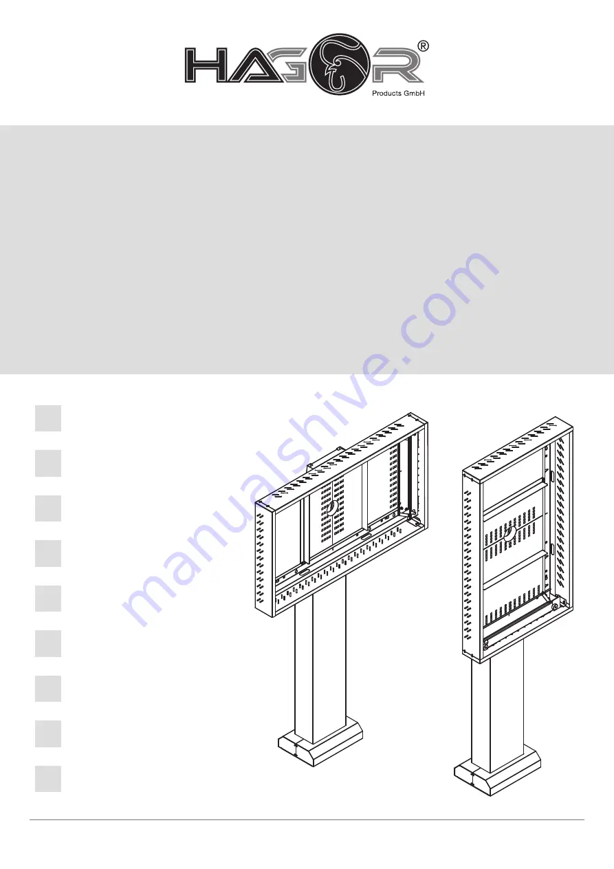 HAGOR ScreenOut OH 55 Installation Manual Download Page 1