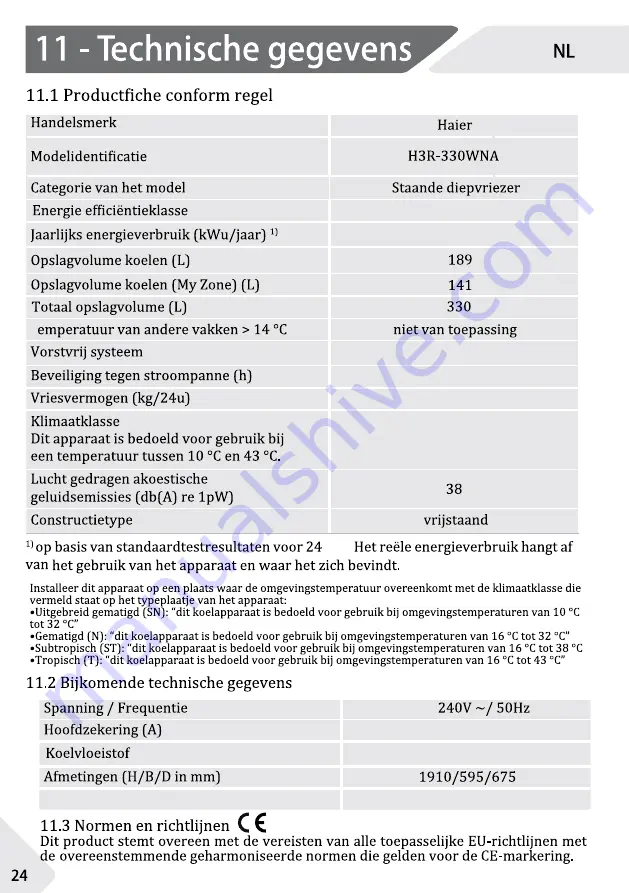 Haier 1D 60 7 Series Скачать руководство пользователя страница 180