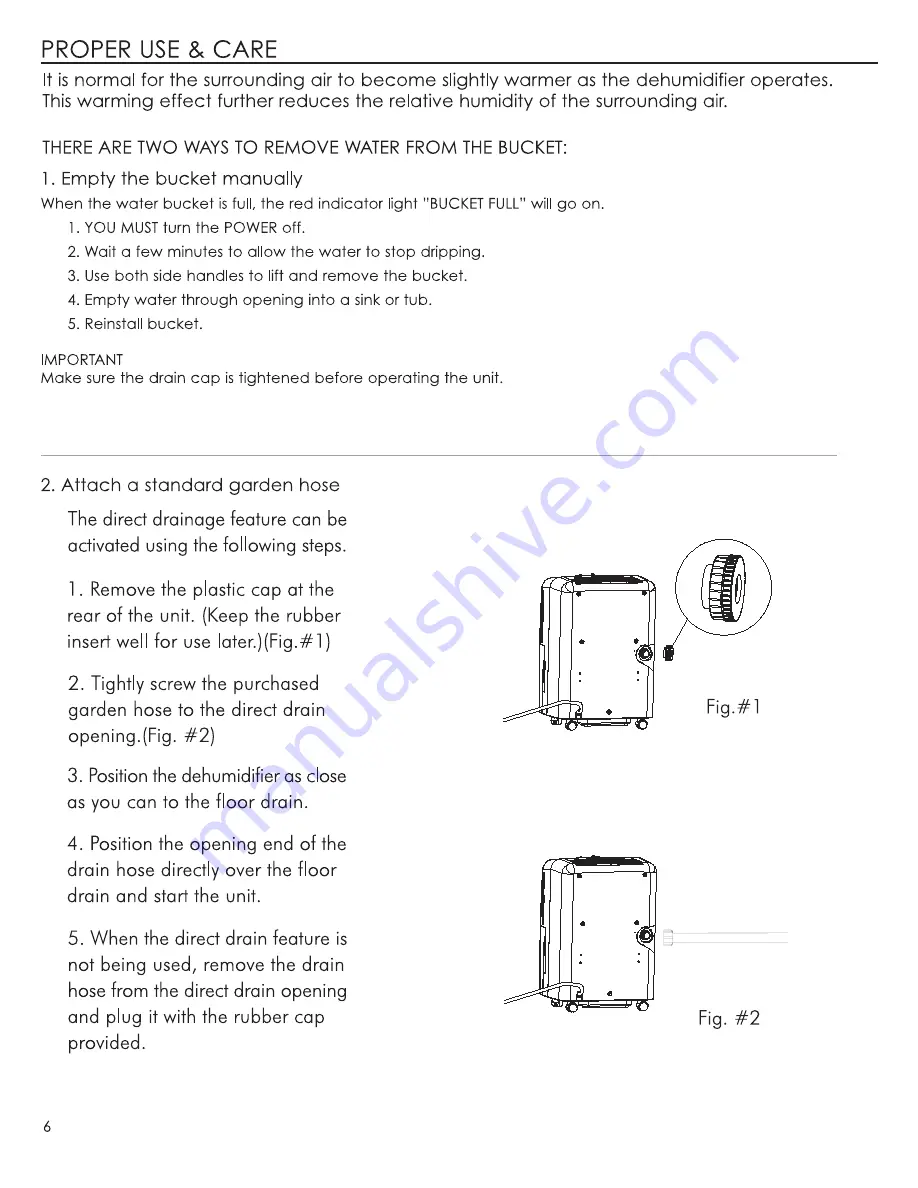 Haier DM32EK User And Care Manual Download Page 6