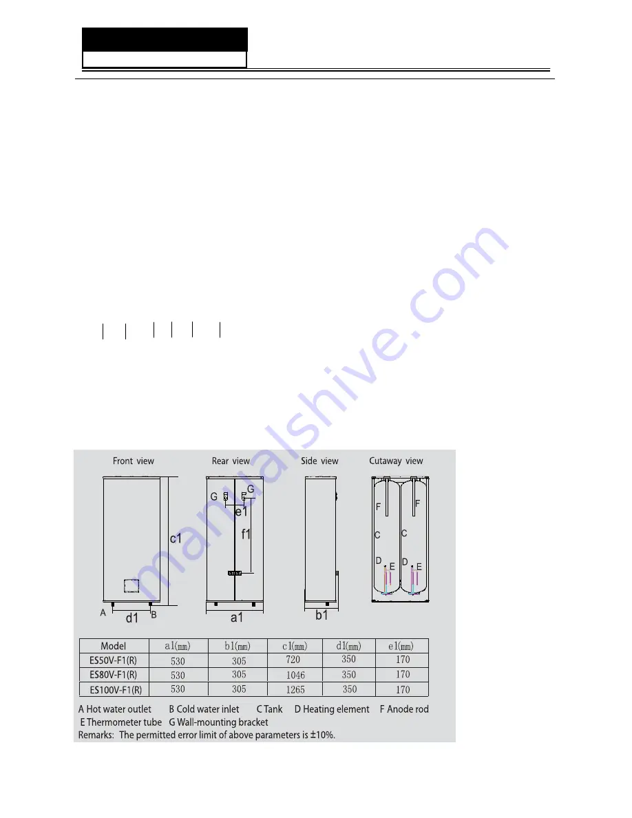 Haier ES50V-F1(R) Service Manual Download Page 4