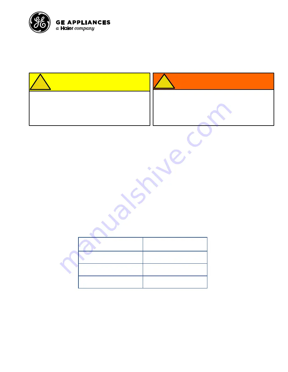 Haier GE Profile UltraFresh GFW650S Part Install Instructions Download Page 1