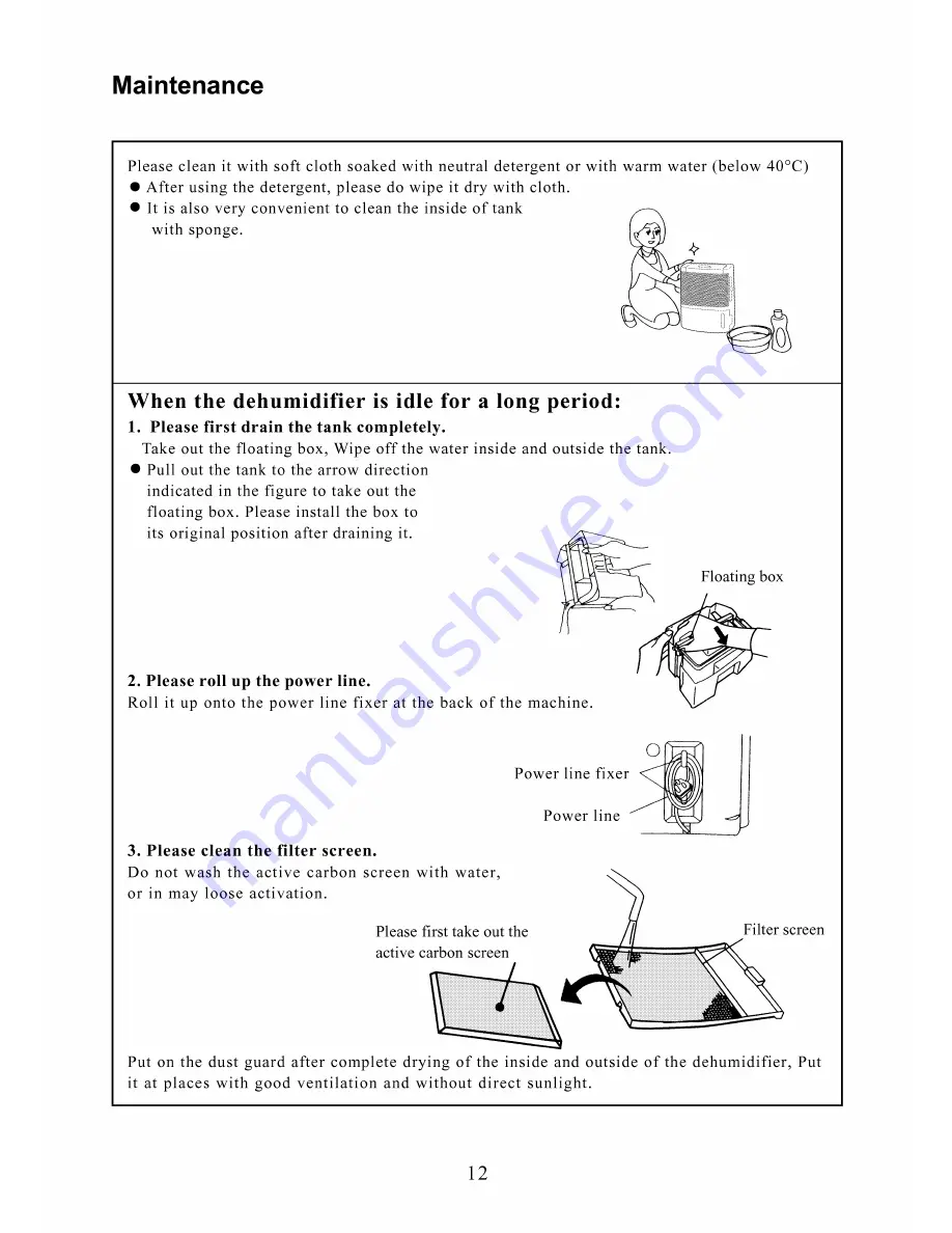 Haier HD-1003 Operation Manual Download Page 14