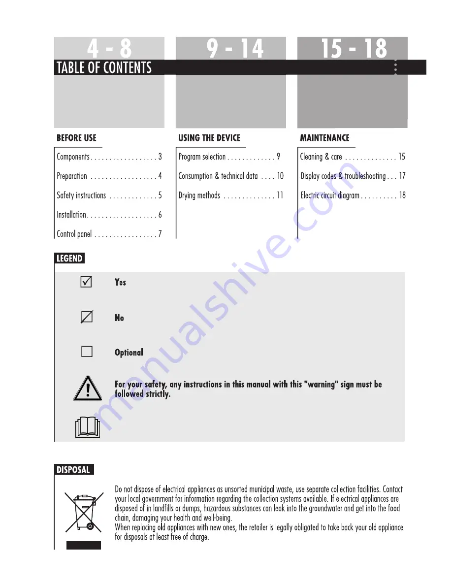 Haier HD80-79 User Manual Download Page 20