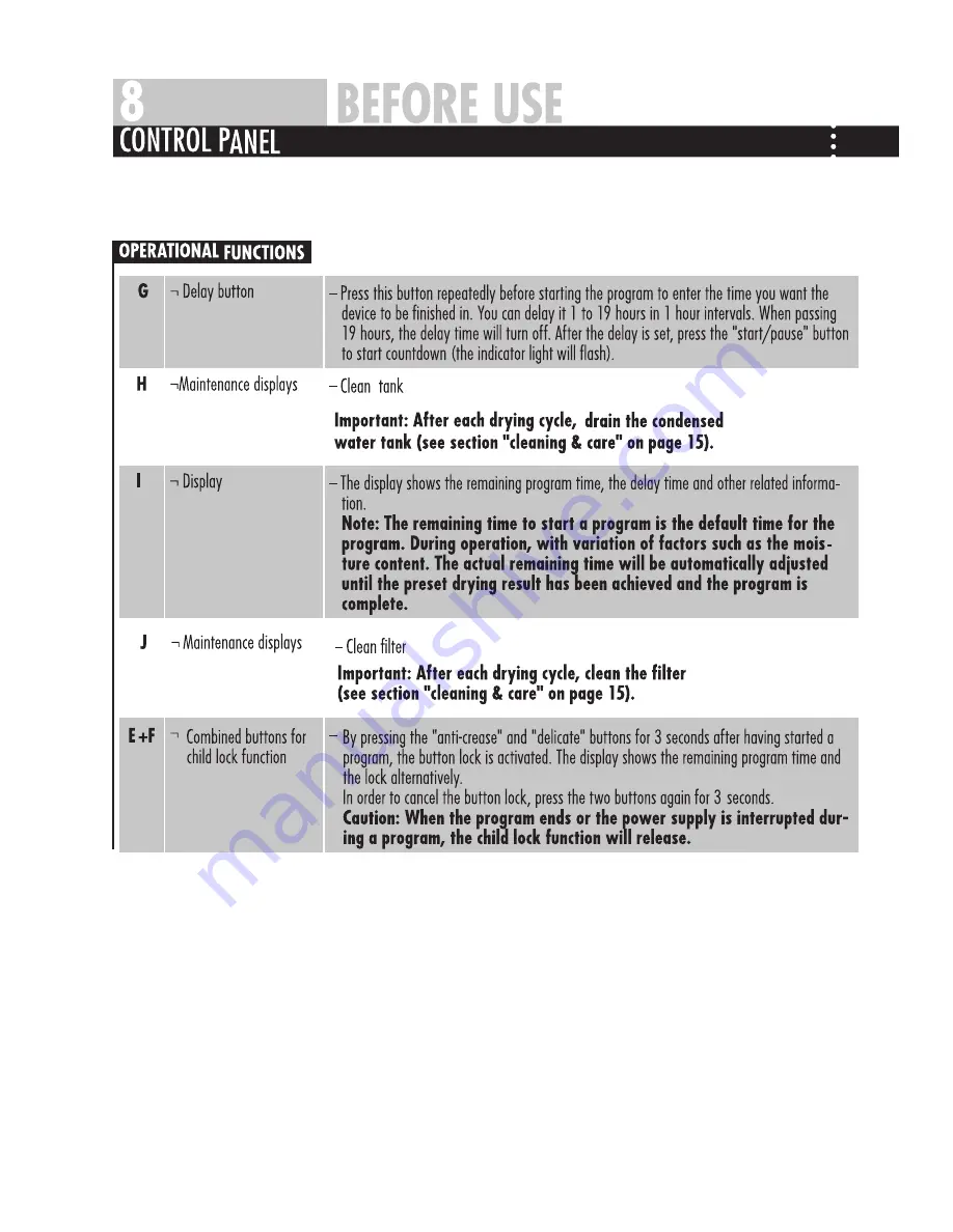 Haier HD80-79 User Manual Download Page 26