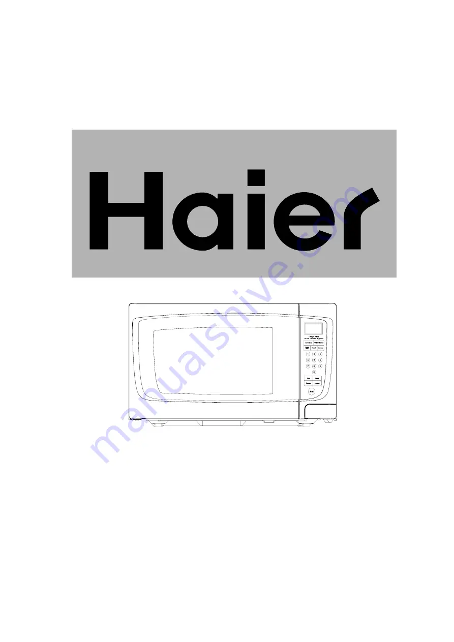 Haier HGN-45100ES Owner'S Manual Download Page 1