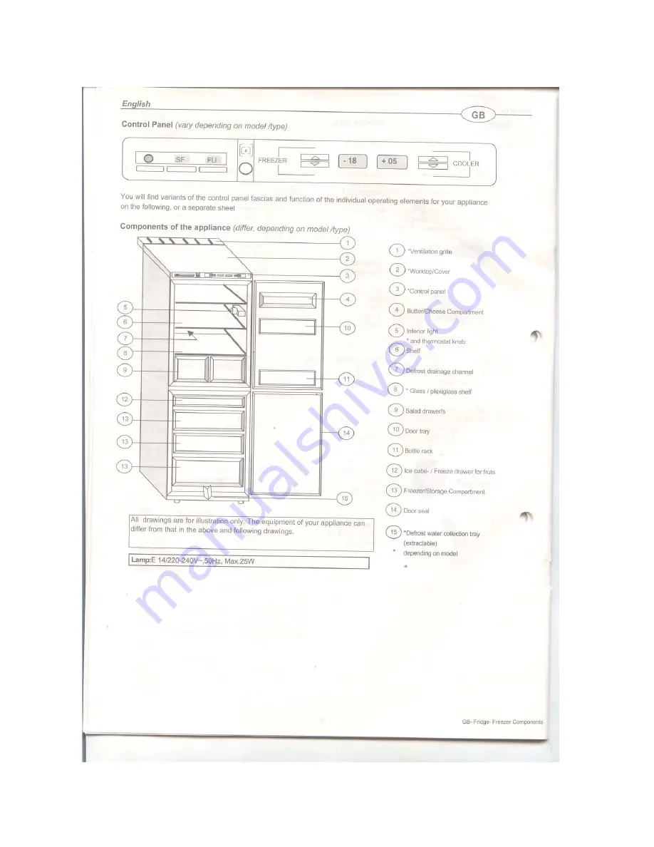 Haier HRF-348HAA Скачать руководство пользователя страница 11