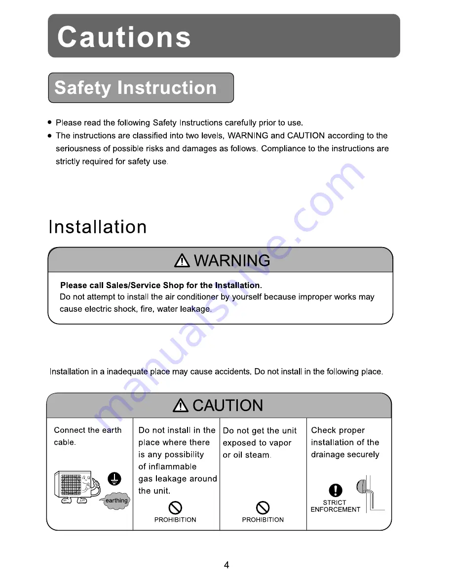 Haier HSU-16HB03 Operation Manual Download Page 6