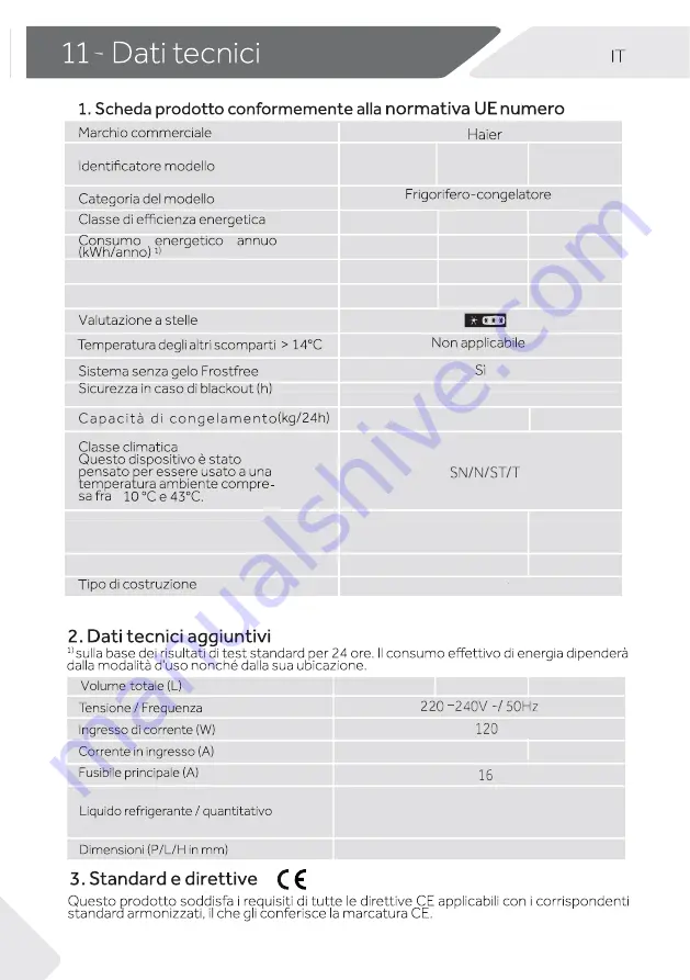 Haier HTR3619FN Series Manual Download Page 226