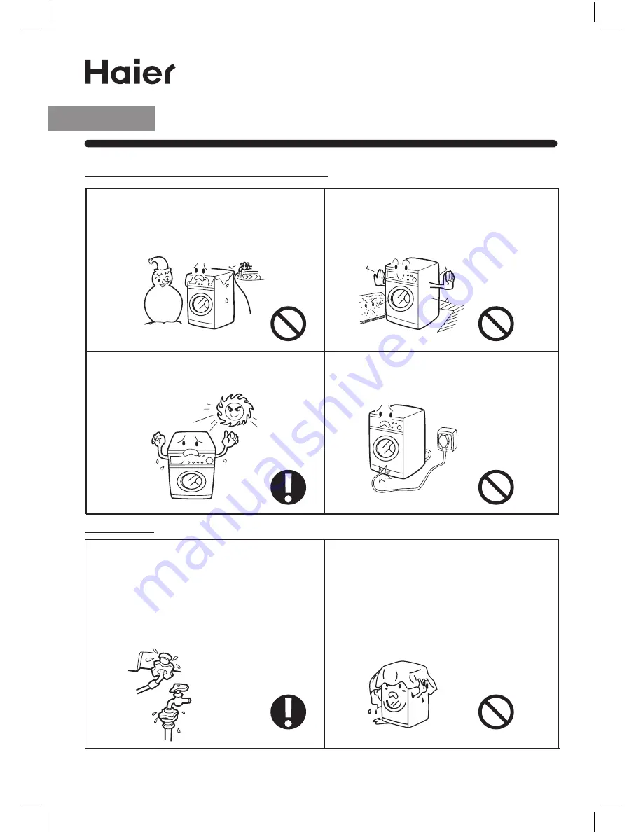 Haier HVS1200 Operation Manual Download Page 4