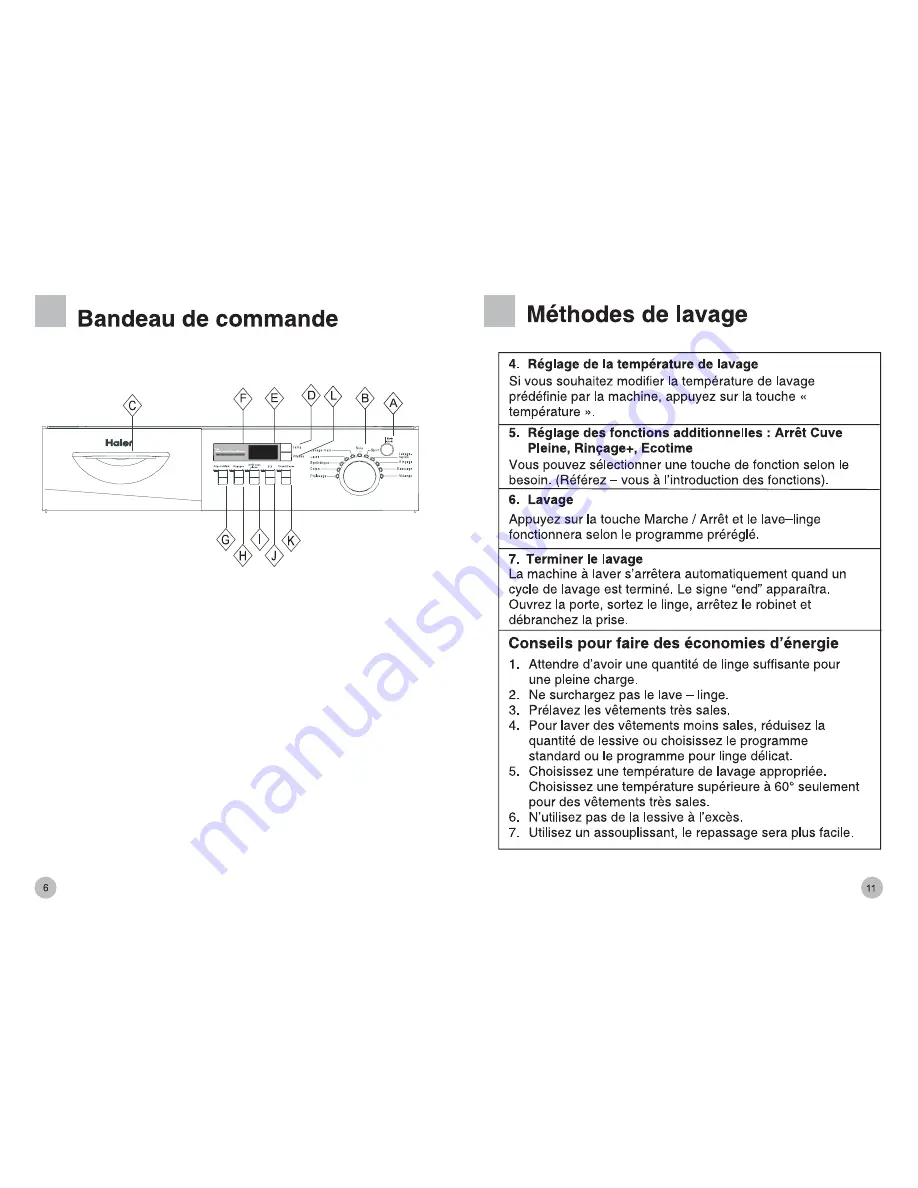 Haier HW-C1270TVEME Manuel D'Utilisation Download Page 8