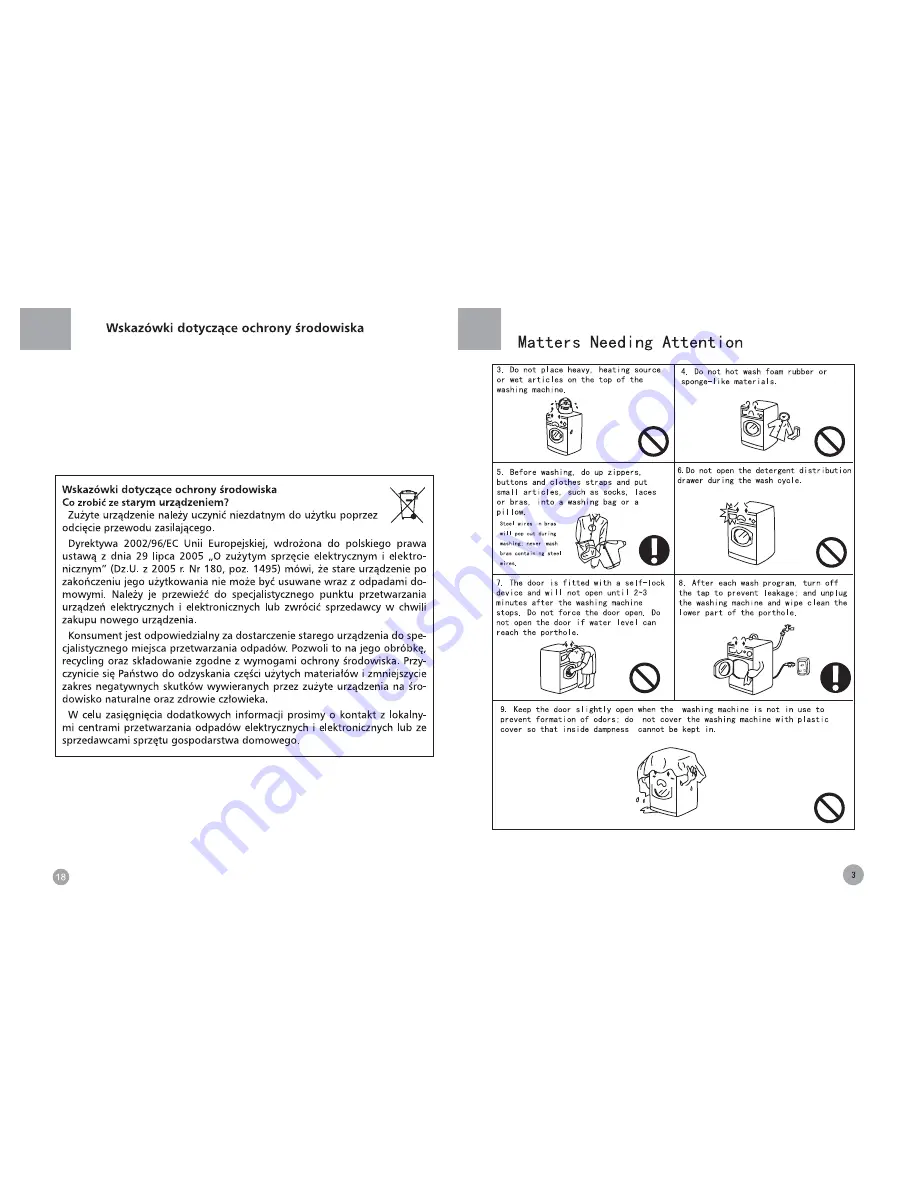 Haier HW-CS1050TXVE User Manual Download Page 5