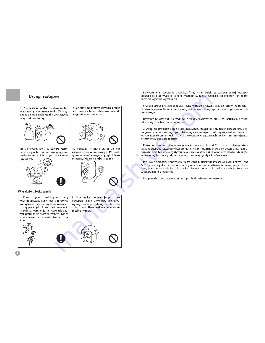 Haier HW-CS1050TXVE User Manual Download Page 21