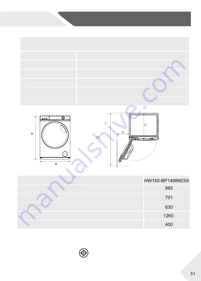 Haier HW150-BP14986ES9 Скачать руководство пользователя страница 63