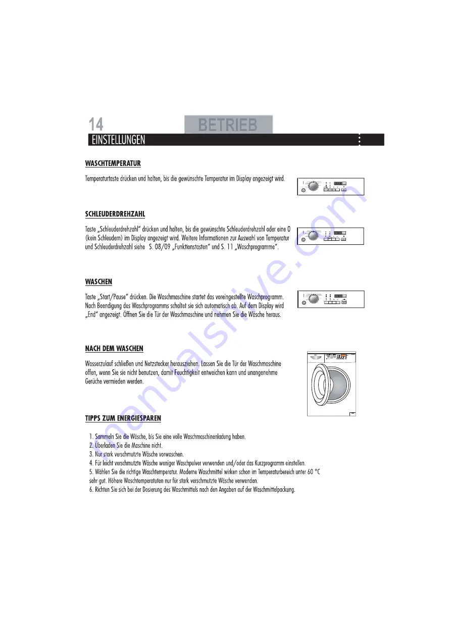 Haier HW60-1202D Скачать руководство пользователя страница 14