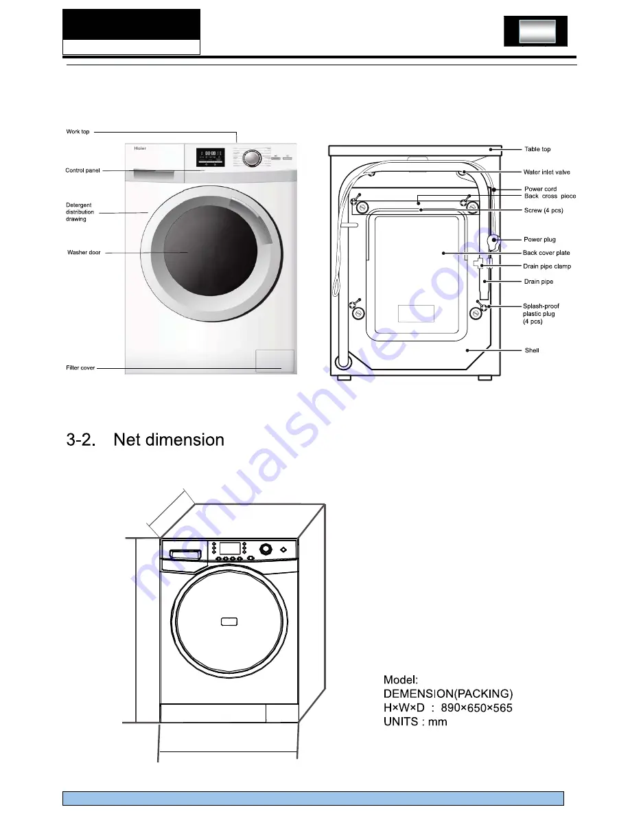 Haier HW60-12266AS Скачать руководство пользователя страница 7