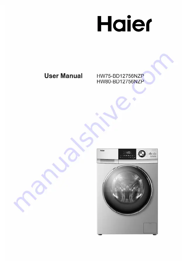 Haier HW75-BD12756NZP User Manual Download Page 1