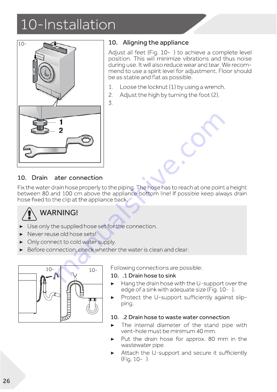 Haier HW80-B1439N Скачать руководство пользователя страница 26