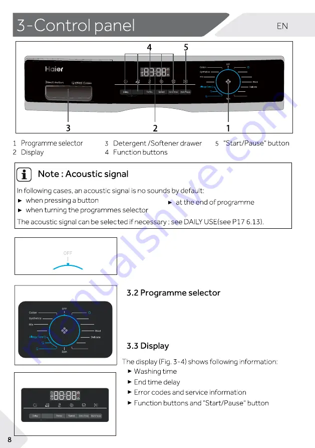 Haier HW80-B14939S8 User Manual Download Page 8