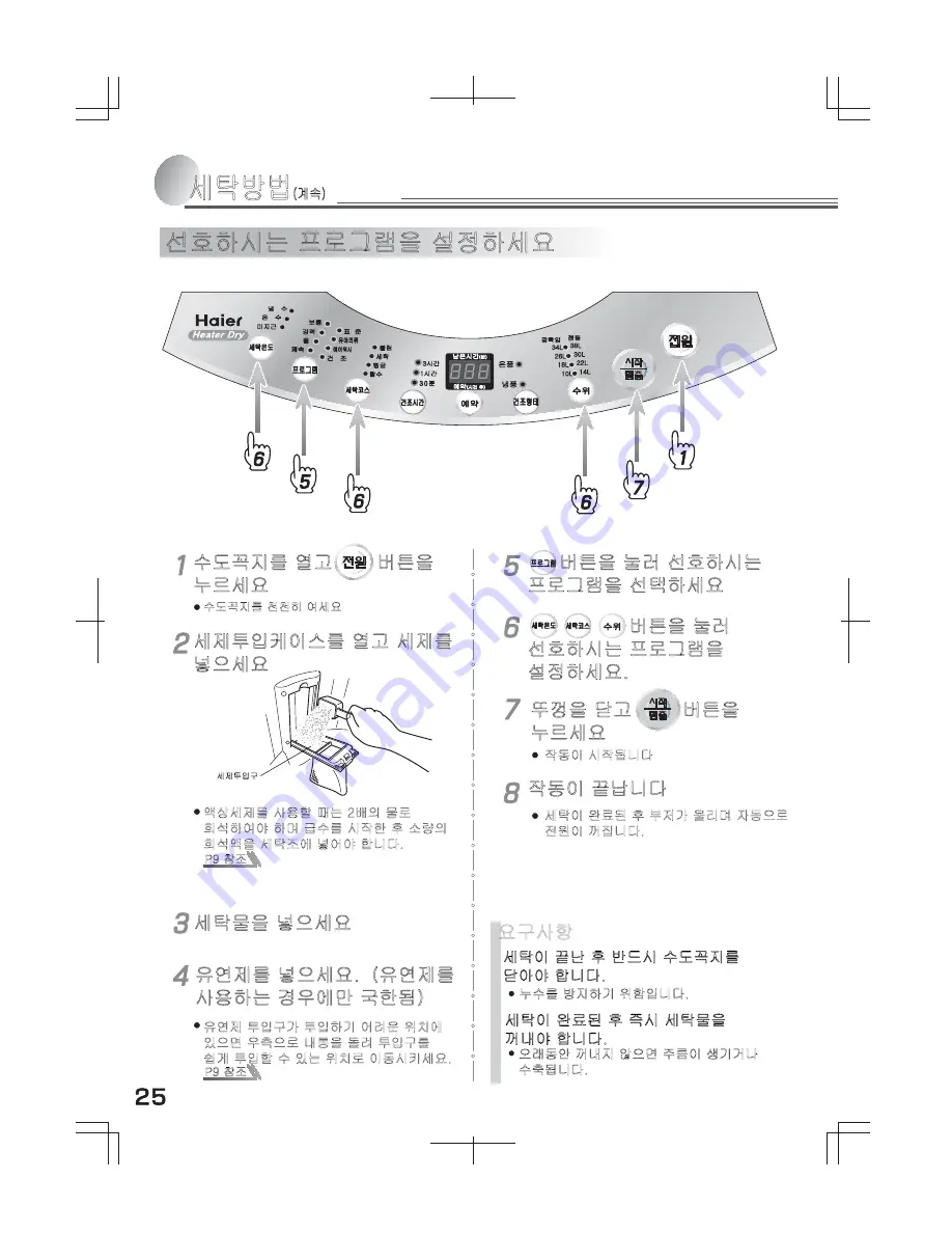 Haier HWM-G42A User Manual Download Page 26