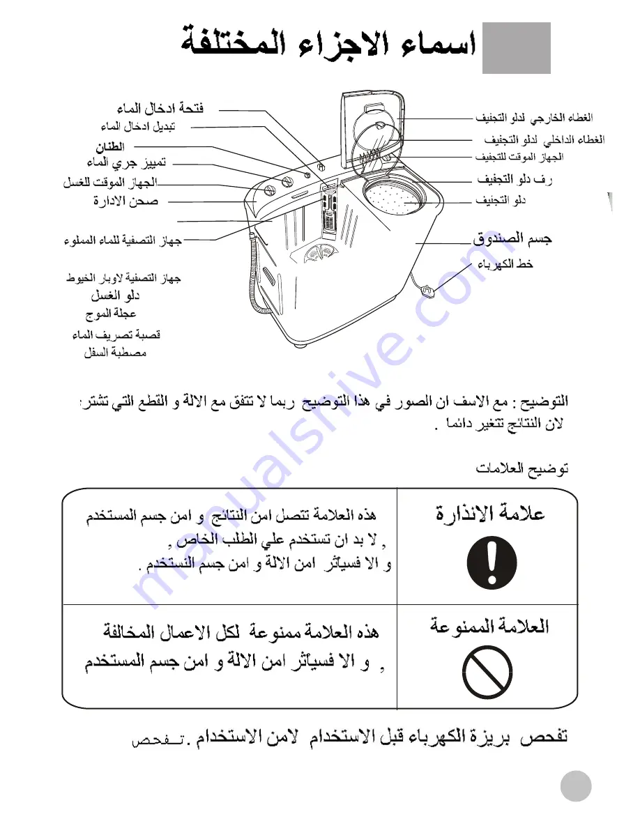 Haier HWM100-99VGS ‫دليل االستخدام Download Page 3