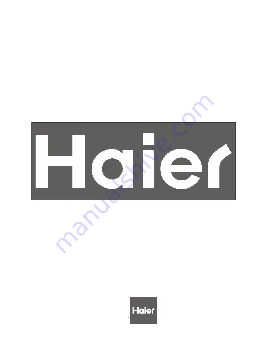 Haier HWM30-0701 Manual Download Page 1