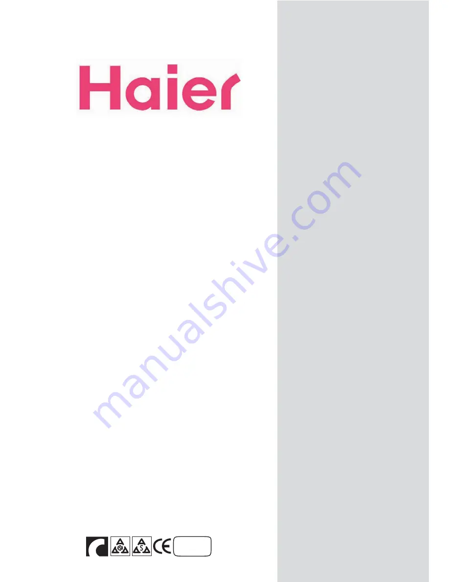 Haier L19A11W User Manual Download Page 127