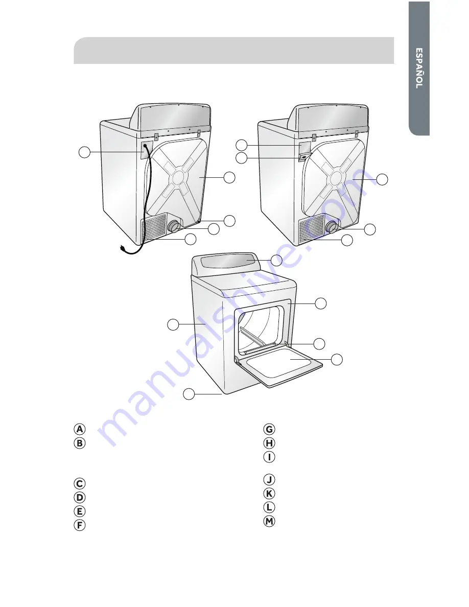 Haier RDE350AW - 6.5 Cu. Ft. Electric Dryer Скачать руководство пользователя страница 64