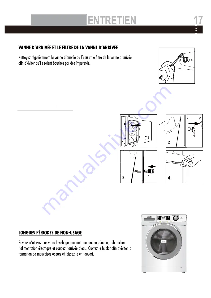 Haier W70-B1486-F User Manual Download Page 17