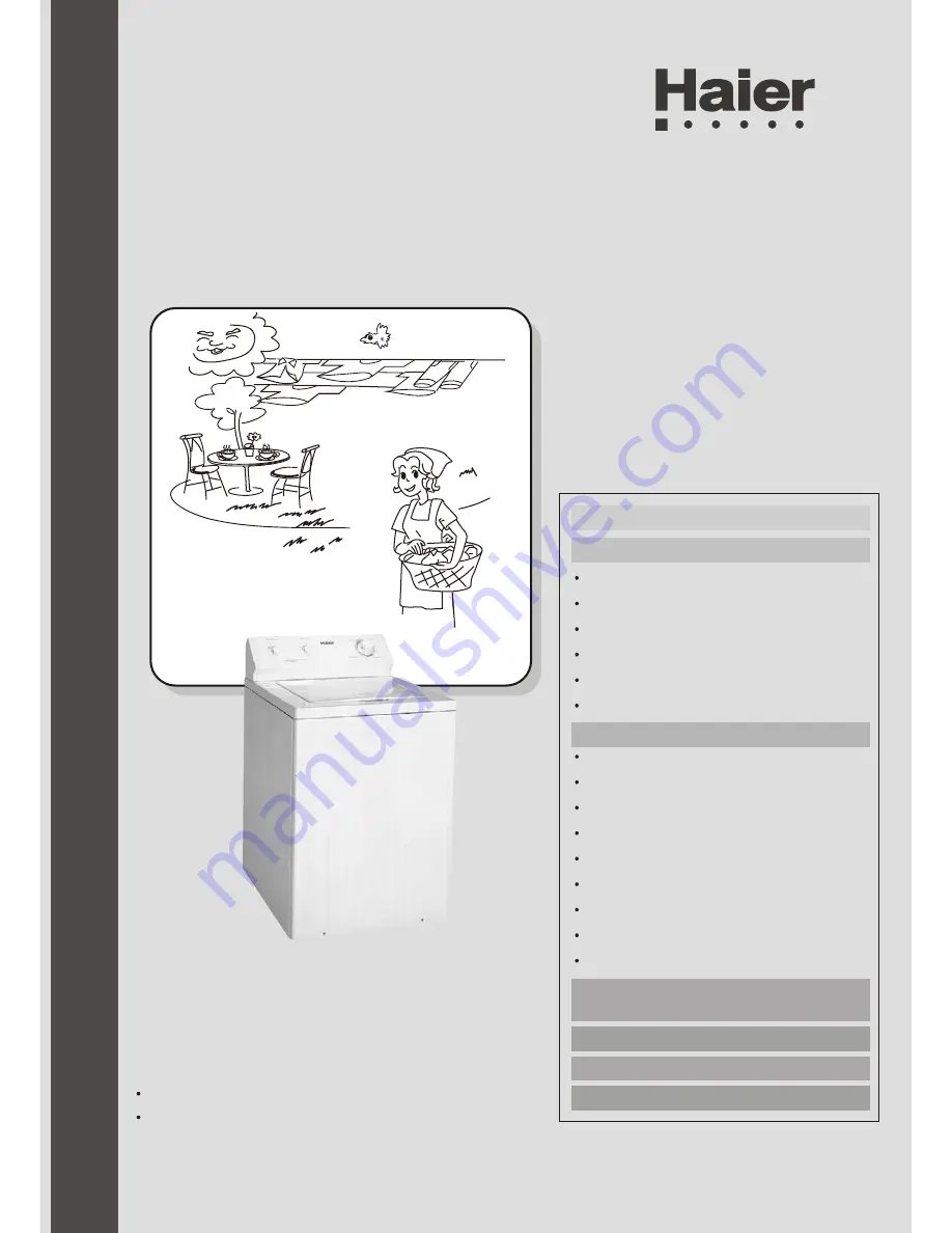 Haier XQJ100-96 User Manual Download Page 1