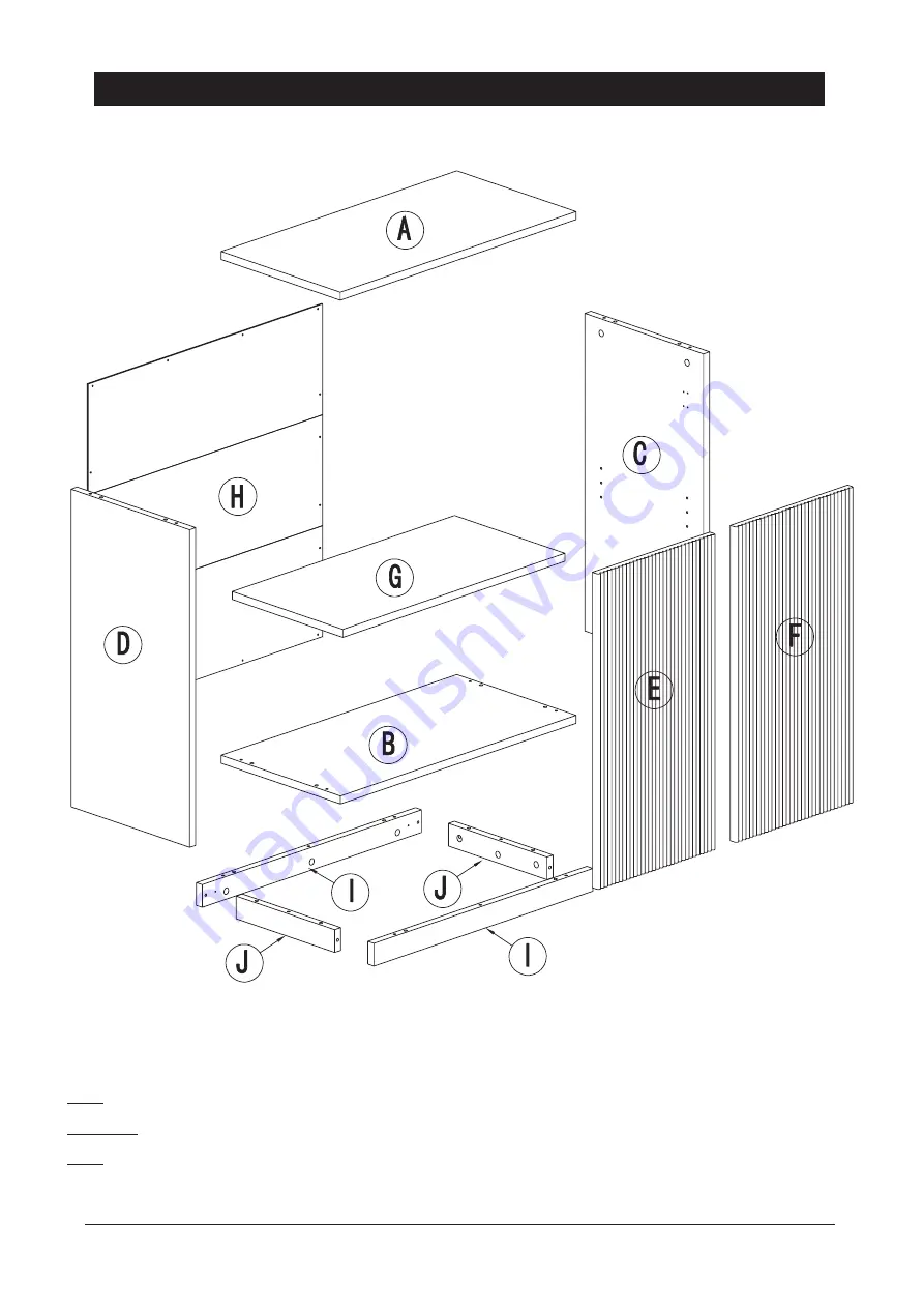 Hailey Home AC1694 Assembly Instructions Manual Download Page 3