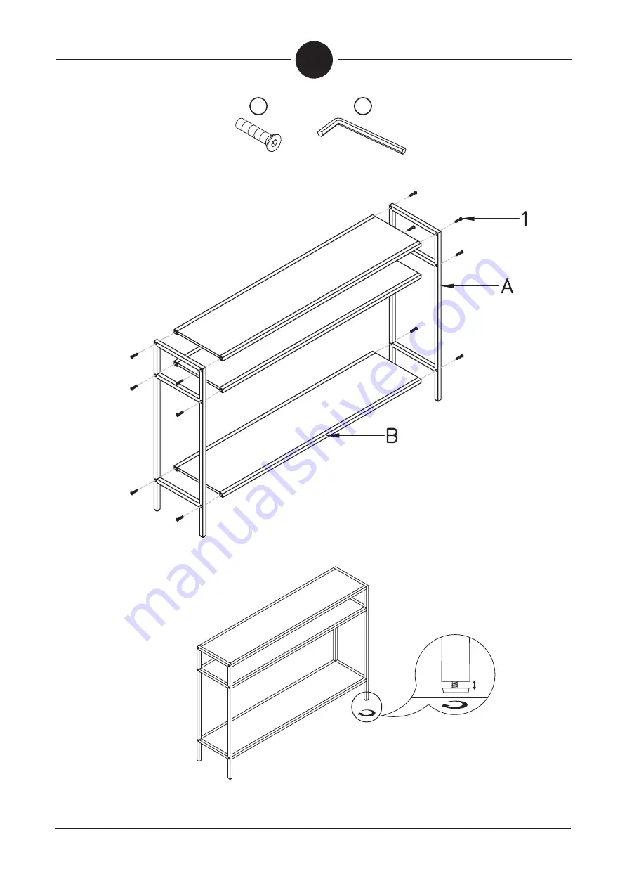 Hailey Home AT0512 Assembly Instructions Download Page 4