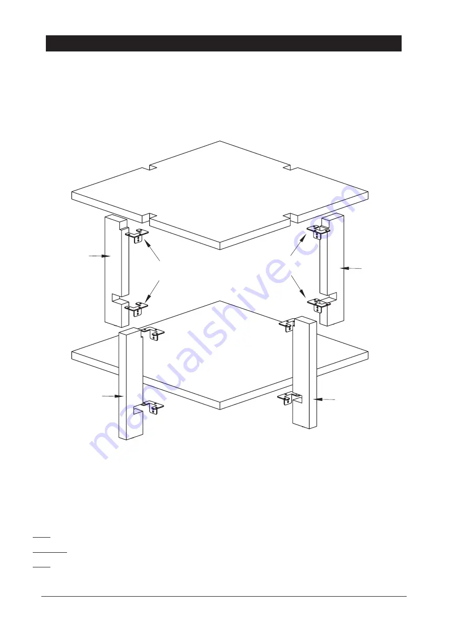 Hailey Home CT1796 Assembly Instructions Manual Download Page 3