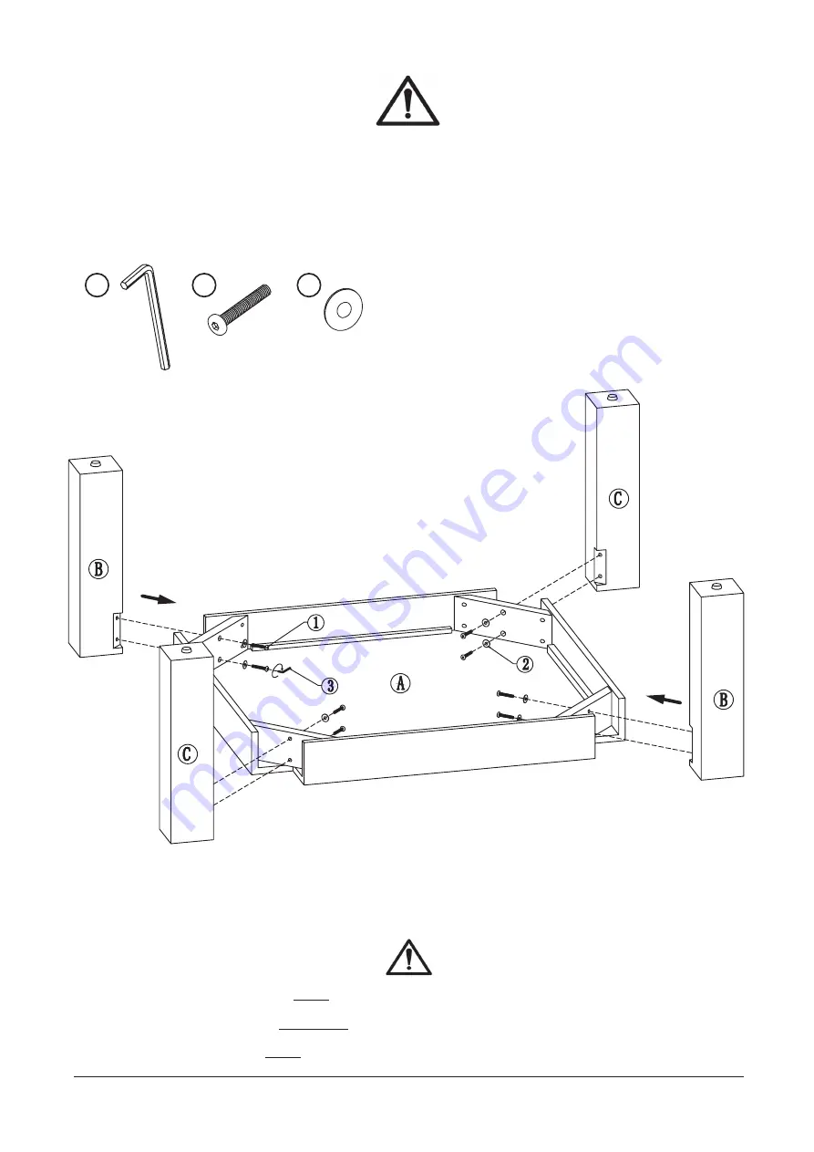 Hailey Home CT1858 Assembly Instructions Manual Download Page 5