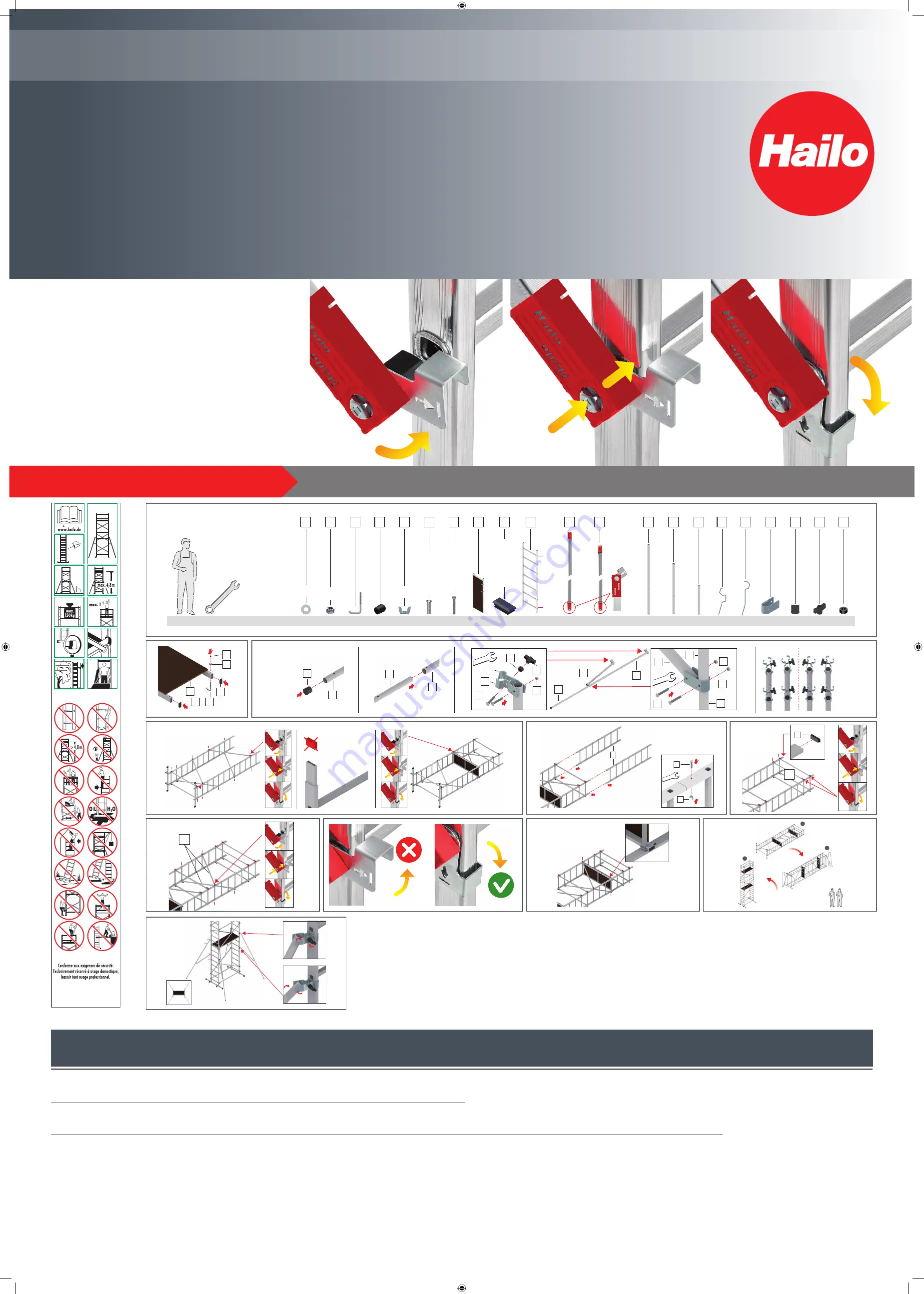 Hailo Fast & Lock 7 Quick Start Manual Download Page 2