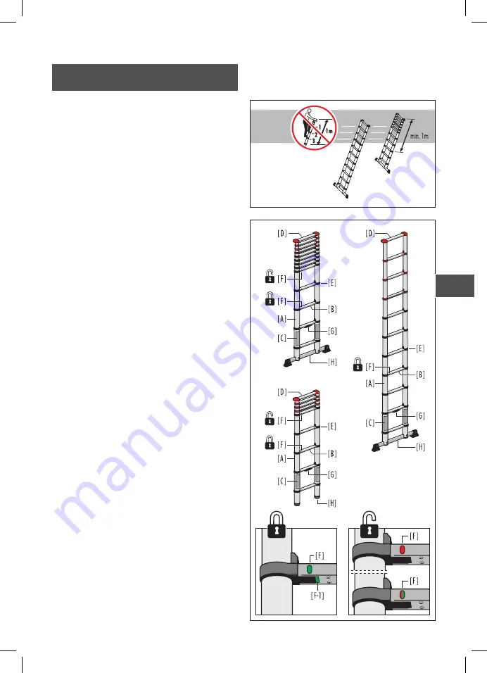 Hailo FlexLine Series Use And Operating Instructions Download Page 47