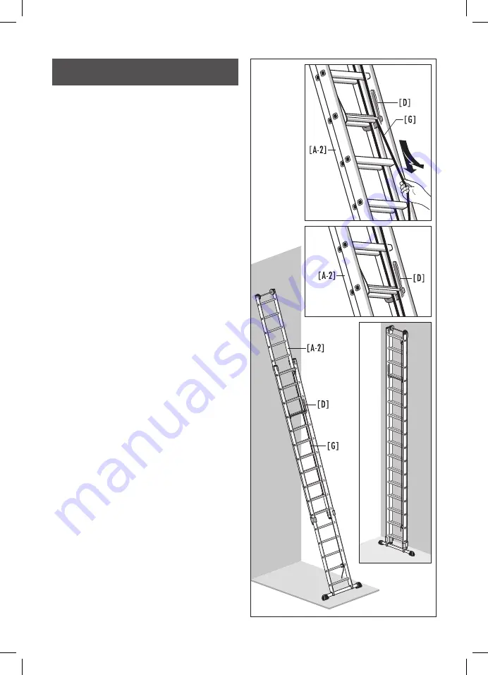 Hailo HobbyStep Duo Aluminium 7285-801 Use And Operating Instructions Download Page 46