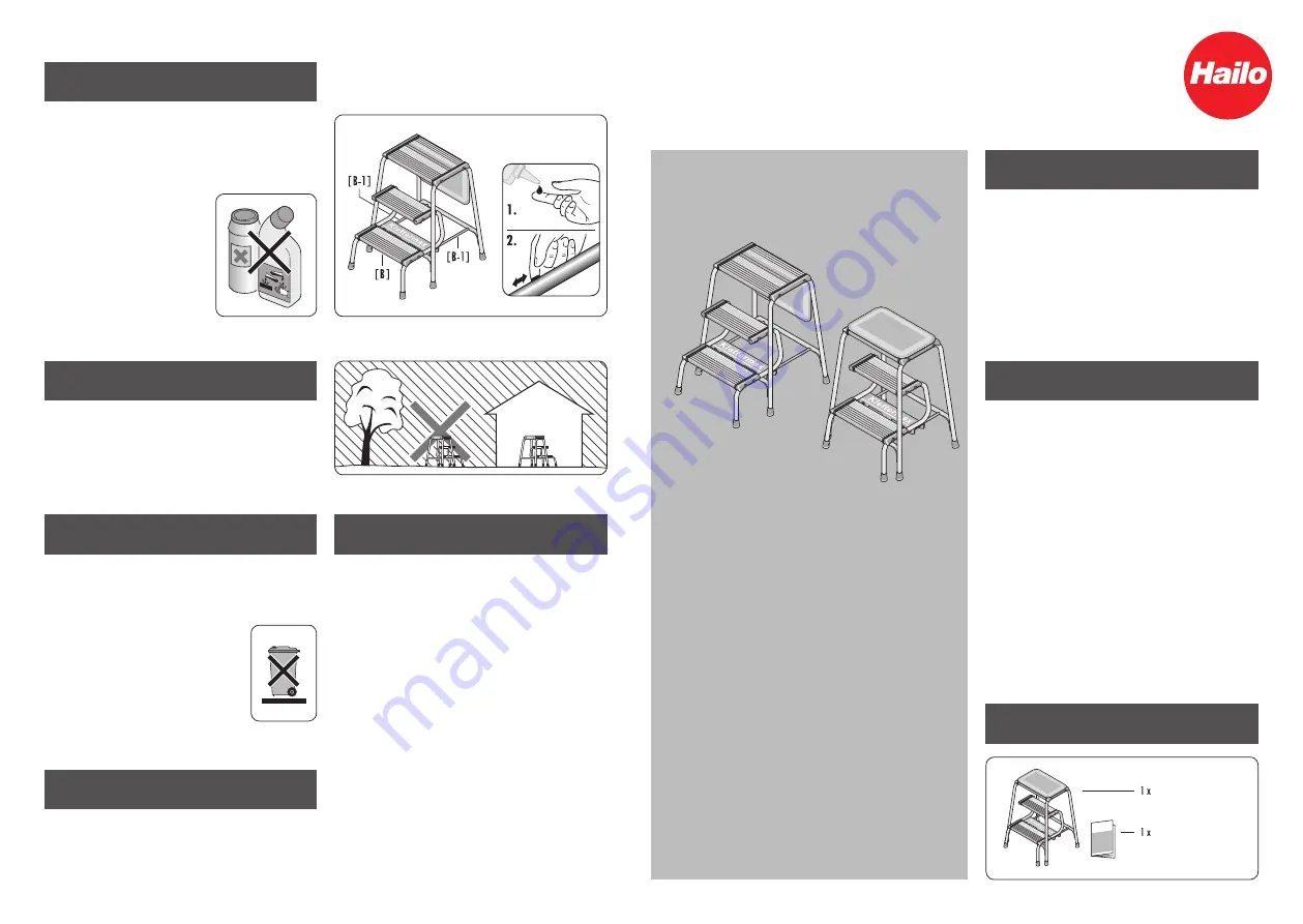 Hailo Klettermax 4353-101 Use And Operating Instructions Download Page 4