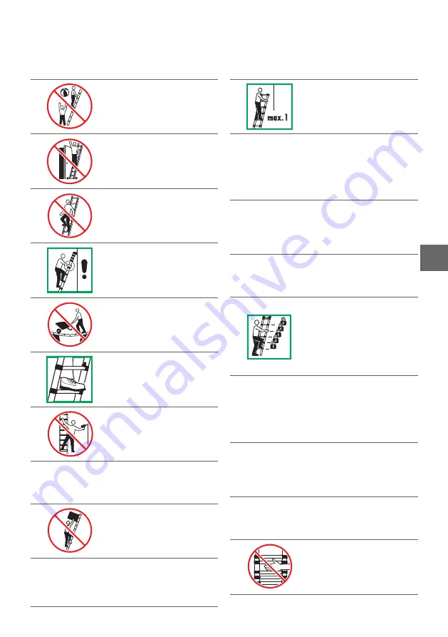 Hailo ProfiLine T350 Use And Operating Instructions Download Page 27