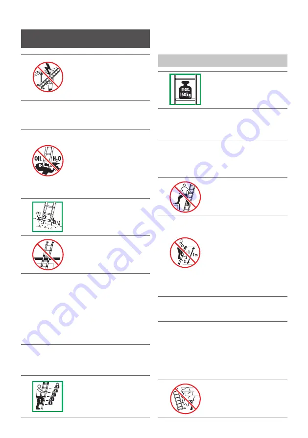 Hailo ProfiLine T350 Use And Operating Instructions Download Page 40