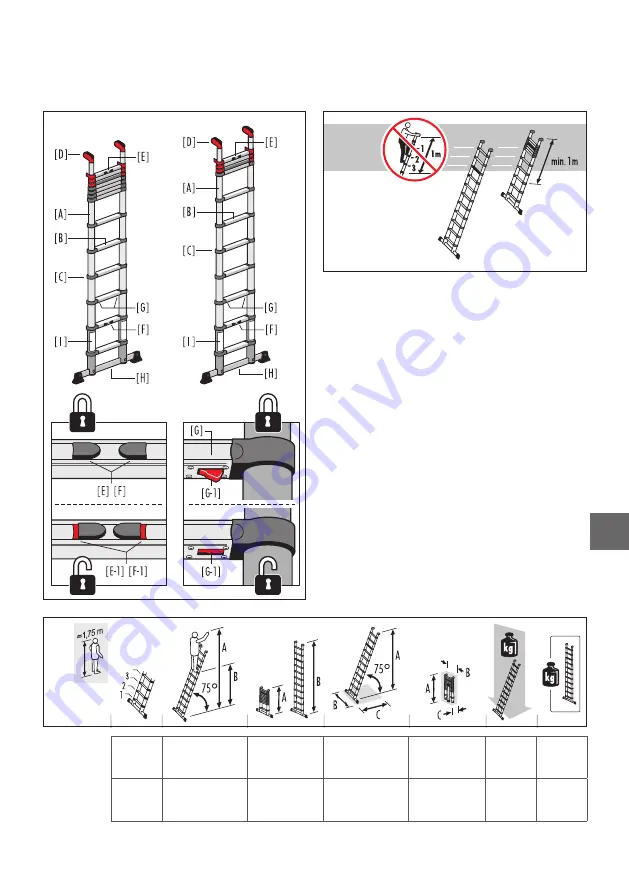 Hailo ProfiLine T350 Use And Operating Instructions Download Page 47