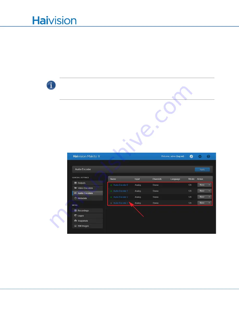 Haivision S/B-292E-DVI User Manual Download Page 97