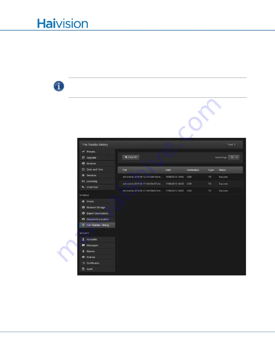 Haivision S/B-292E-DVI User Manual Download Page 207