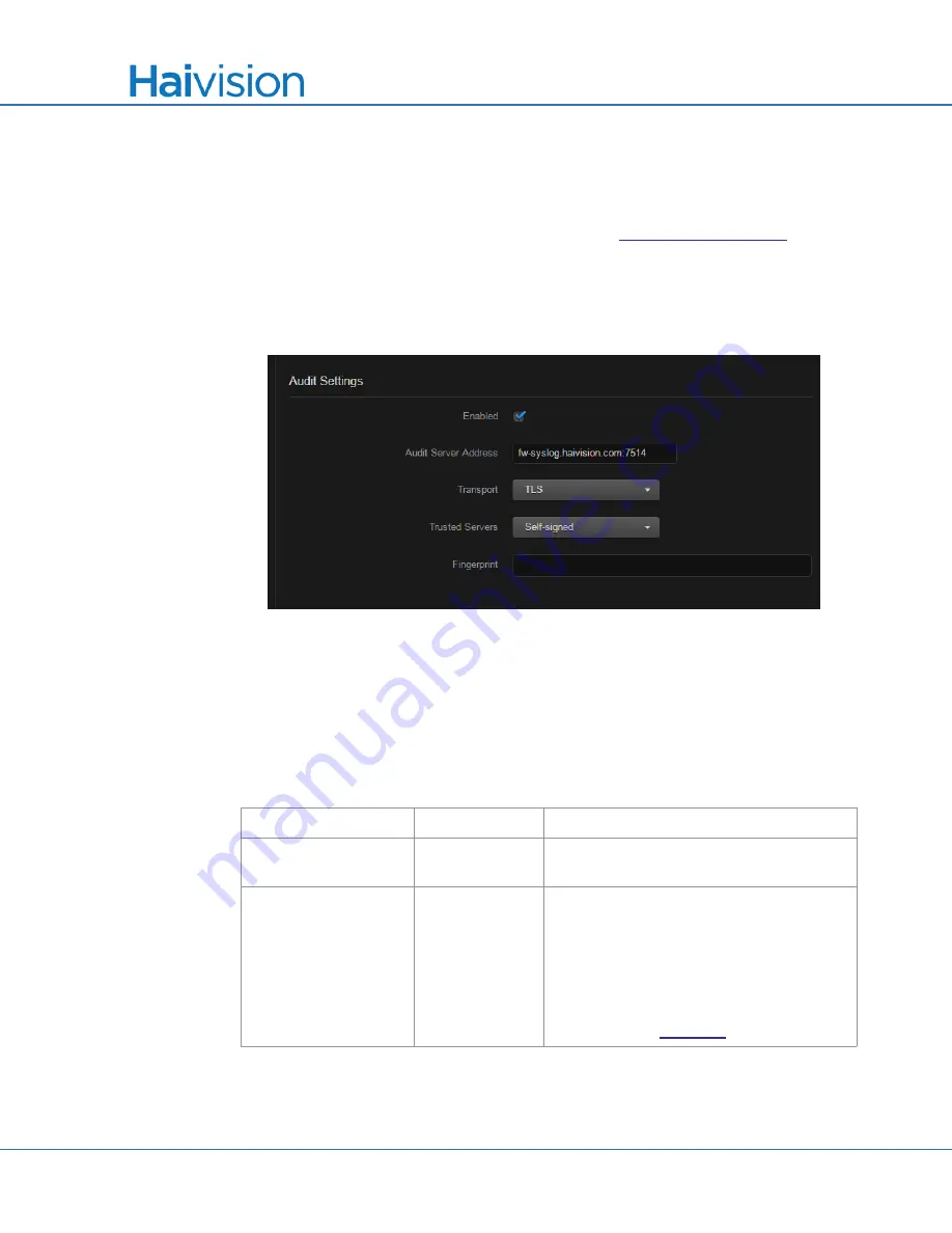 Haivision S/B-292E-DVI User Manual Download Page 233