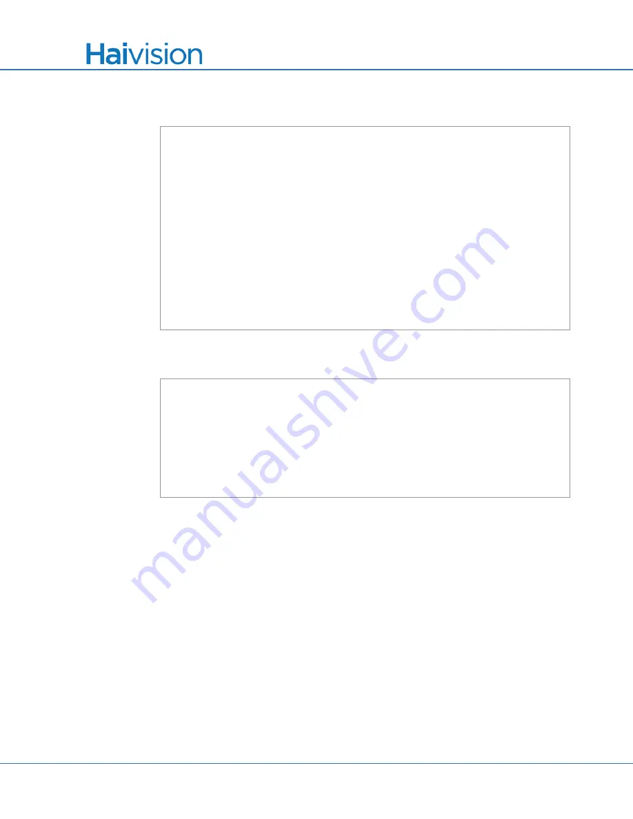 Haivision S/B-292E-DVI User Manual Download Page 320